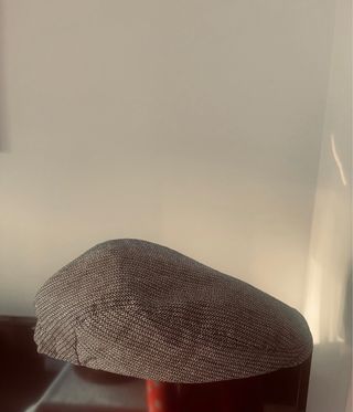 Boina gris de algodón 100%