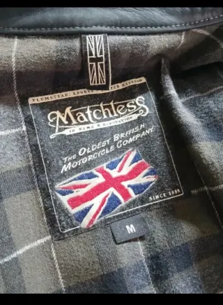 Chaquetón Matchless (belstaff)Talla M Negro