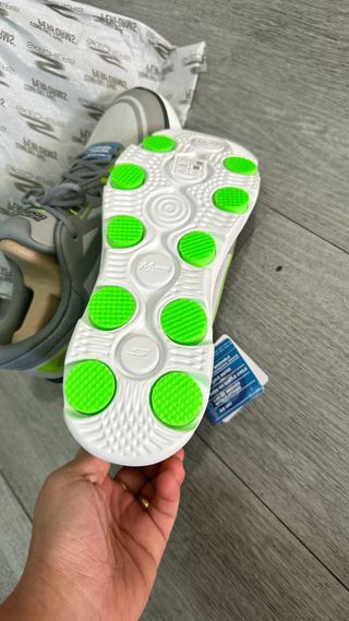 Zapatillas Skechers Go Run Hombre Gris/Verde