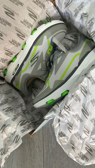 Zapatillas Skechers Go Run Hombre Gris/Verde