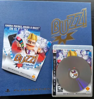 Juego Buzz! PS3 + Mandos Inalambricos