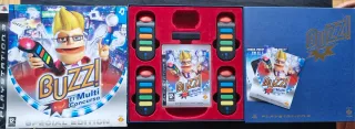 Juego Buzz! PS3 + Mandos Inalambricos