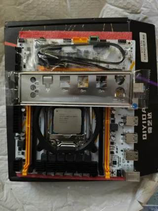 Placa base Qiyida K9S+E5 2699 V3+TPM 2.0