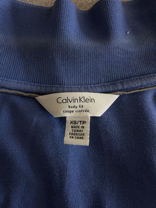 Camiseta Polo original Calvin Klein Azul Hombre