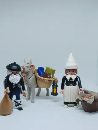Playmobil Olentzero, Mari Domingi y Napo