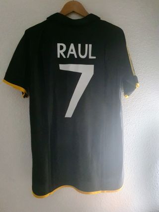 Camiseta Real Madrid RAUL Talla XL fútbol retro Vi