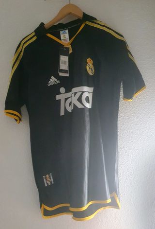 Camiseta Real Madrid RAUL Talla XL fútbol retro Vi