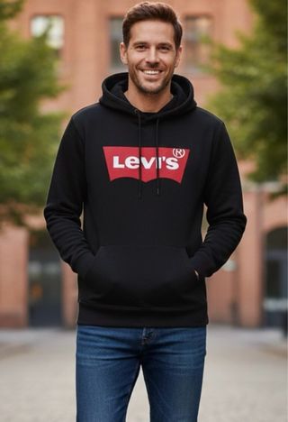Sudadera Levi's Negra Talla M