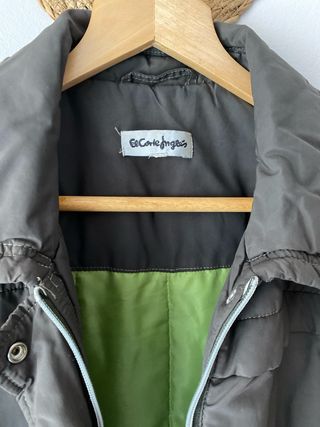 Anorak verde Corte Inglés