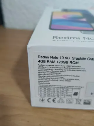 Vendo Xiaomi Redmi Note 10 5G Blu