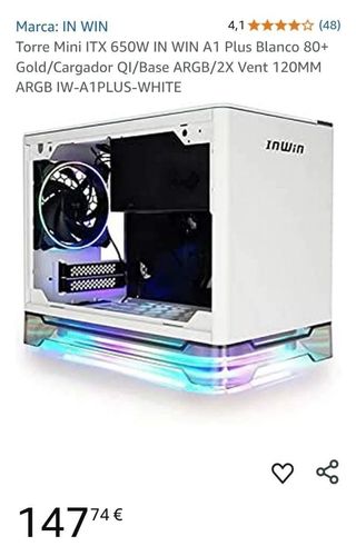 Torre PC IN WIN A1 Plus Mini ITX 650W