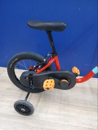 Bicicleta Niños 14" 3-5 Años 2 en 1 Discover 500 Rojo
