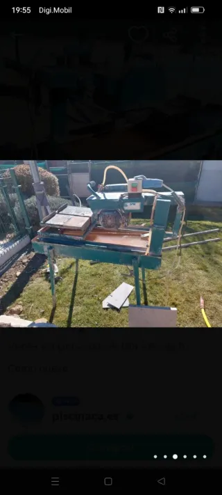 Mesa de corte SIMA monofásica para ladrillos y bal