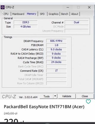 Portatile Packard Bell EasyNote ENTF71BM 15.6
