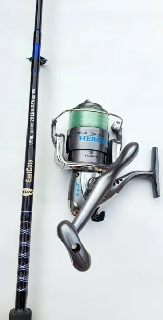 COMBO CURRICAN, PESCA A FONDO, CAÑA, CARRETE,PESCA