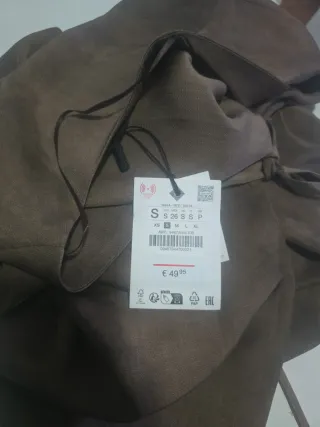 Camisa Zara Talla S Nueva Marrón