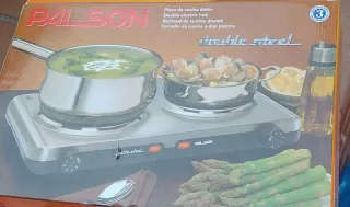 Placa de cocina eléctrica doble PALSON