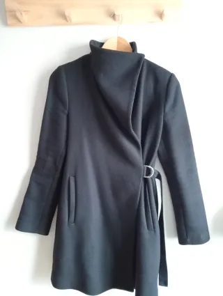 Abrigo Zara Lana Negro