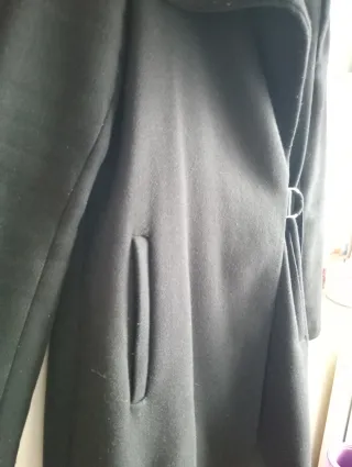 Abrigo Zara Lana Negro