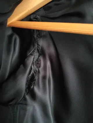 Abrigo Zara Lana Negro