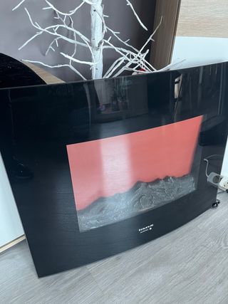 Chimenea decorativa con calefactor