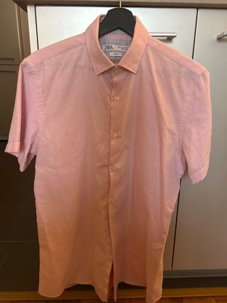 Camisa Zara Manga Corta Talla M 40