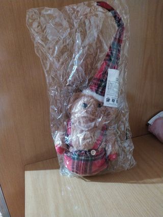Orsetto nuovo decorazione Natale 40 cm