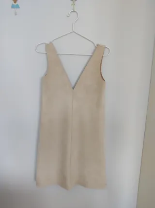 Vestido Zara Antelina Beige