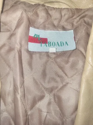 Americana cuero ovino BOADA beige