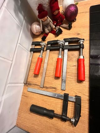 Lote 4 sargentos carpintero