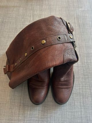 Botas altas de piel