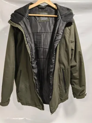 Cazadora de hombre verde