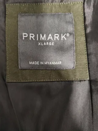 Cazadora de hombre verde