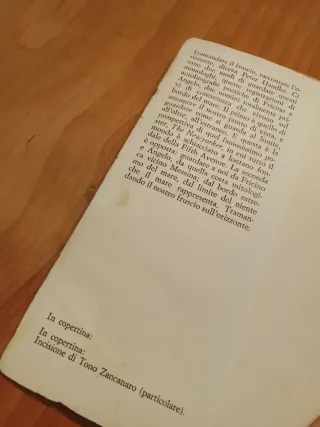 Paolo Taggi, Di Niente, Del Mare