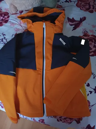 Chaqueta Regatta Niñ@ Azul Naranja talla 9 a 10