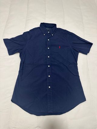 Polo Ralph Lauren Camisa Manga Corta Azul Talla M