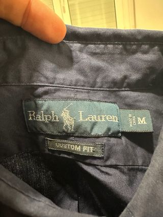 Polo Ralph Lauren Camisa Manga Corta Azul Talla M
