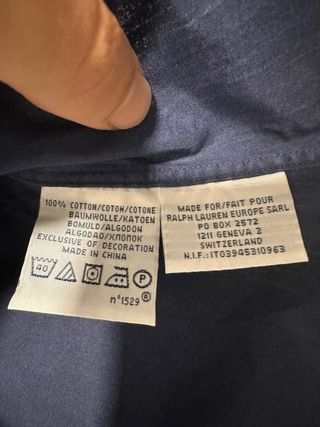 Polo Ralph Lauren Camisa Manga Corta Azul Talla M