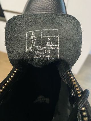 Botas Dr. Martens Jungle Zip Negro