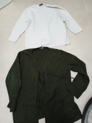Lote 2 chaquetas lana mujer talla XL