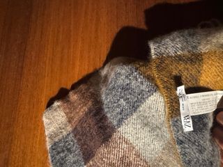 Sciarpa Zara a quadri 190x30 cm