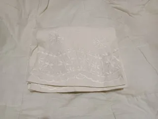 Pantalón Zara Lino Bordado