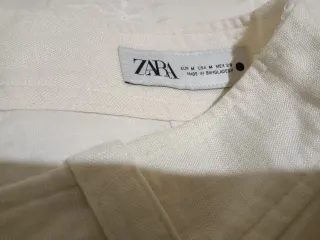 Pantalón Zara Lino Bordado