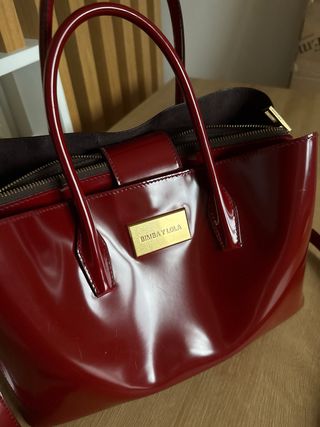 Bolso Bimba y Lola Rojo Charol