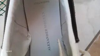 Alexander McQueen Sneakers Bianche Nere