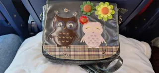 Borsa Vendula London con gufi e fiori