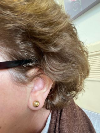 Pendientes bola oro 18k