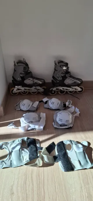 Patines Oxelo Fit 5 ABEC 5 + Protecciones t41