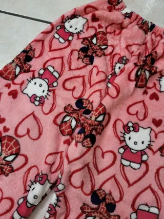 Pigiama Hello Kitty & Spiderman Rosa