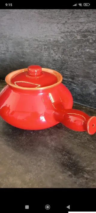 Piral Patatiera con coperchio terracotta